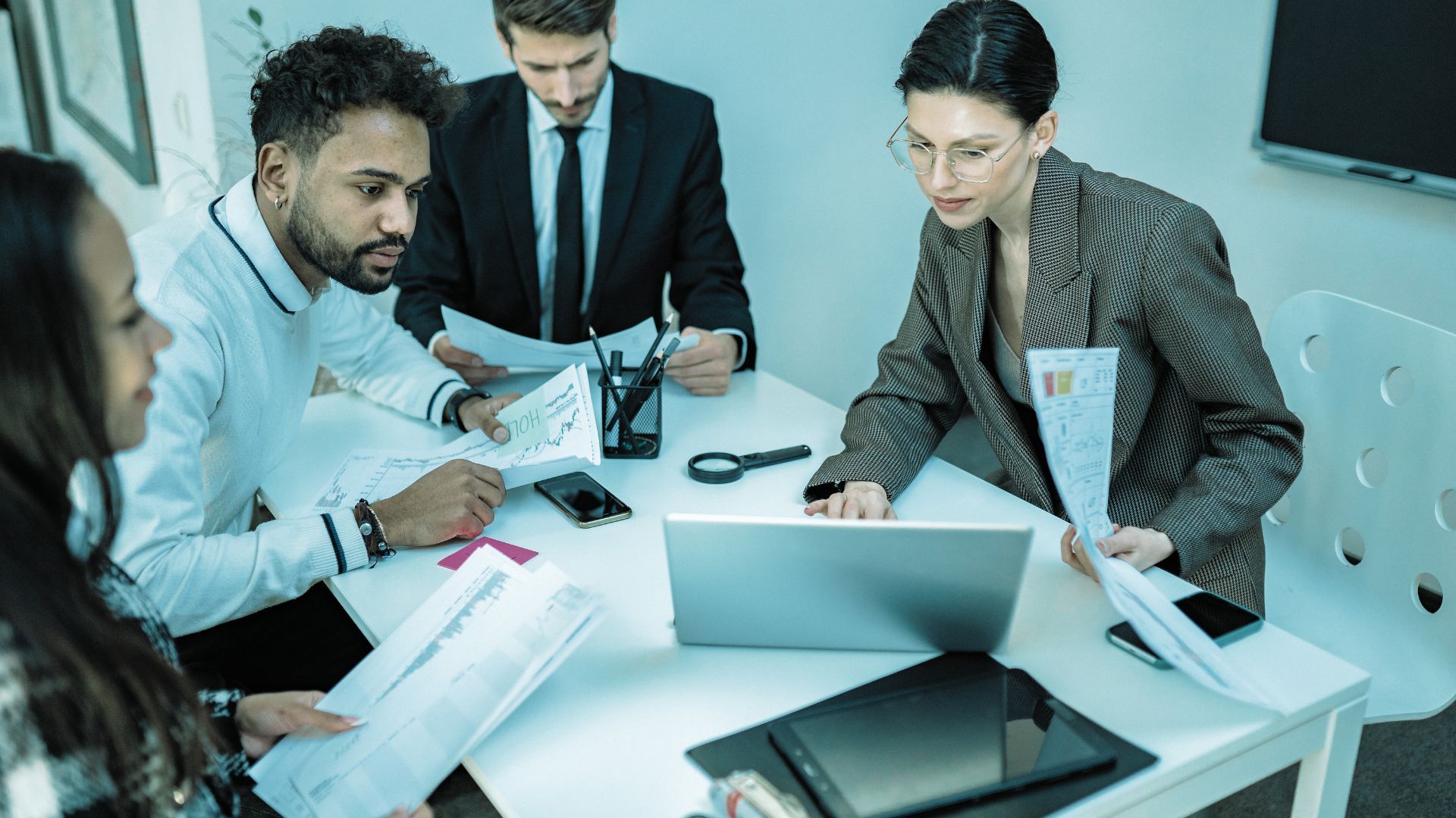 Team discussing tax planning